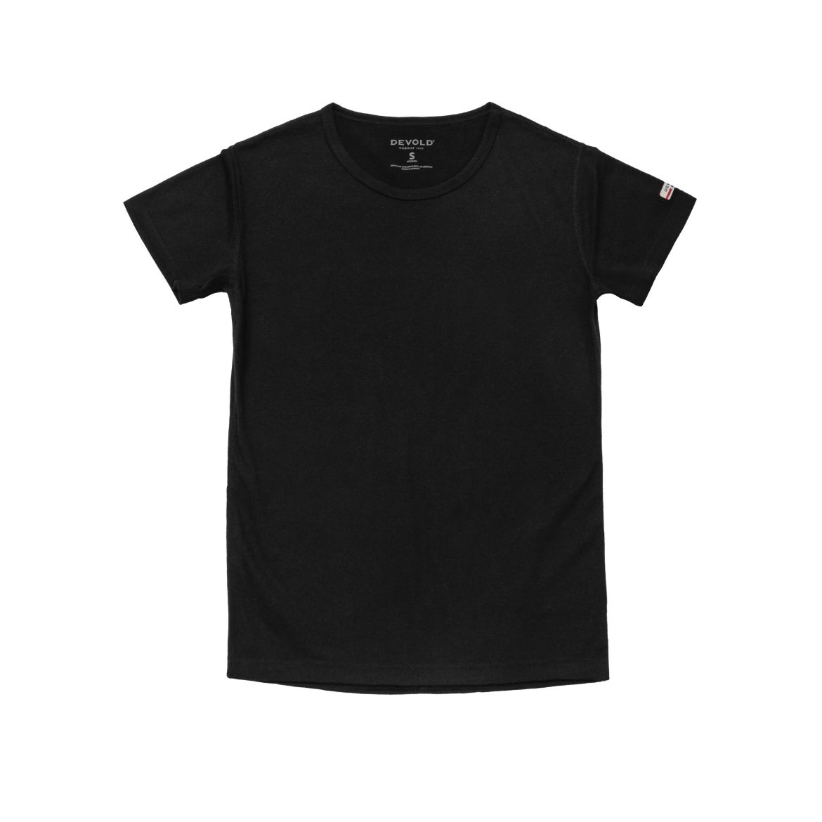 Bilde av Devold Breeze Plus Merino 200 T-Shirt Wmn Sort