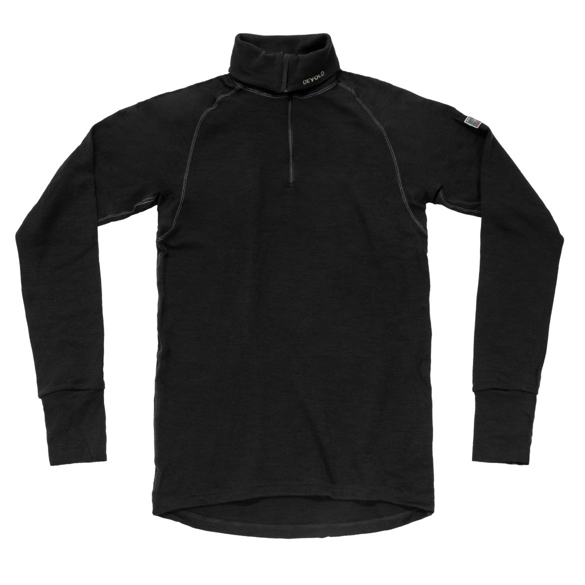 Bilde av Devold Expedition Merino 235 Z.Neck Man Sort