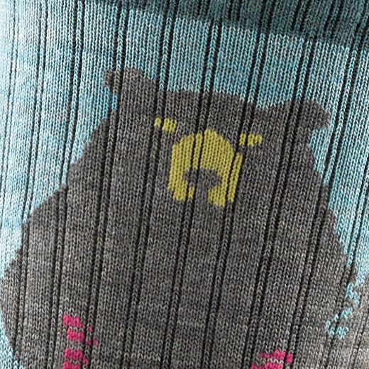 Bilde av Darn Tough Bear Town Micro Crew Light Cushion - (71° Nord) Turkis