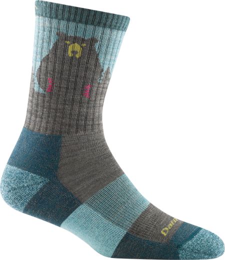 Bilde av Darn Tough Bear Town Micro Crew Light Cushion - (71° Nord) Turkis