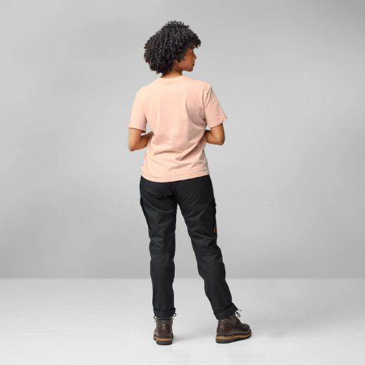 Bilde av Fjällräven Lush Logo T-shirt W Rosa