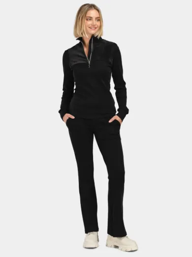 Bilde av WoolLand Romsdalshorn Merino Slengbukse Sort