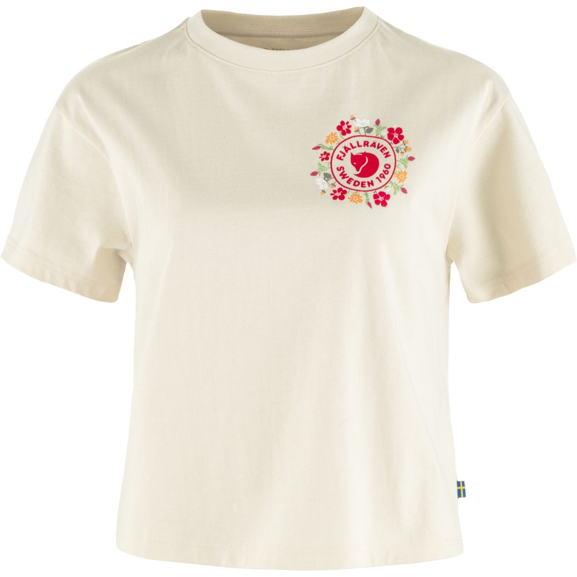 Bilde av Fjällräven Fjällblomster Logo T-shirt W 113 Chalk White