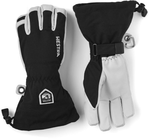 Bilde av Hestra Army Leather Heli Ski - 5 Finger 100 Black