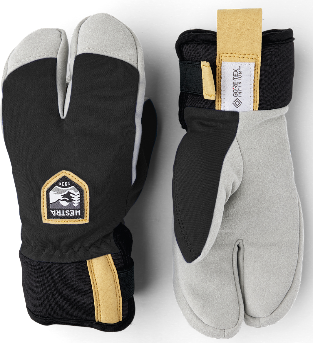 Bilde av Hestra Wool Terry Jr Splitt Mitt 100 Black