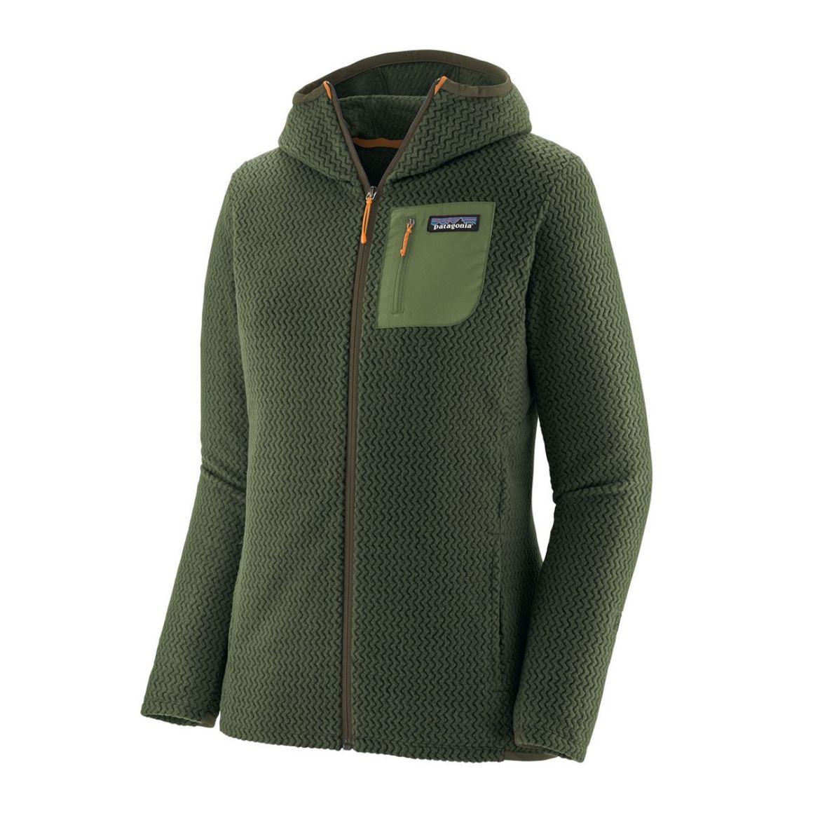 Bilde av Patagonia W´S R1 Air Full-Zip Hoody Grønn