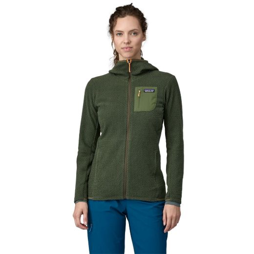 Bilde av Patagonia W´S R1 Air Full-Zip Hoody Grønn