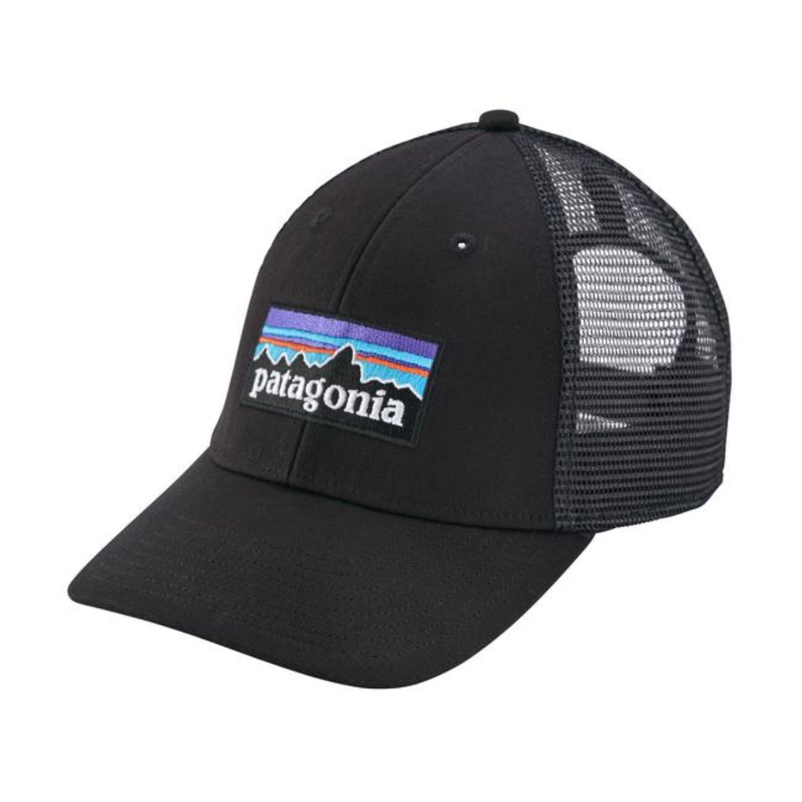 Bilde av Patagonia P-6 Logo LoPro Trucker Hat Sort