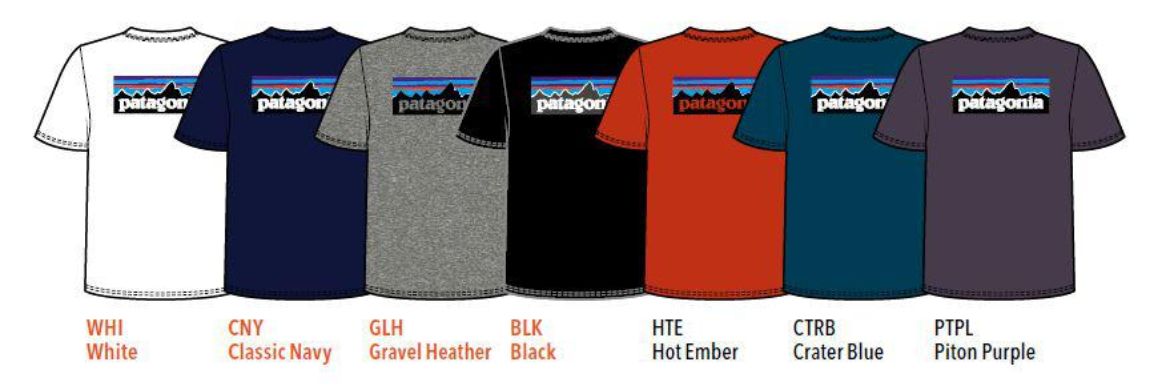 Bilde av Patagonia M P-6 Logo Responsibili-Tee Sort