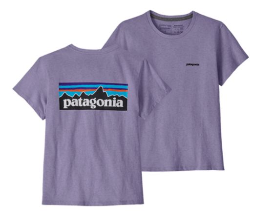 Bilde av Patagonia W´S P-6 Logo Responsibili-Tee Cnpl Concrete Purple