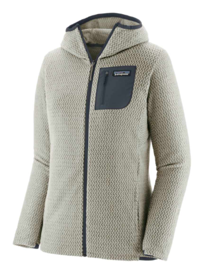 Bilde av Patagonia W´S R1 Air Full-Zip Hoody Wlwt Wool White