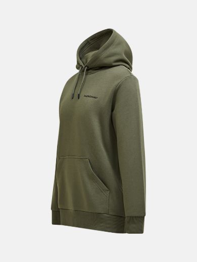 Bilde av Peak Performance M Original Small Logo Hood 020 Pine Needle