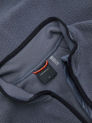 Bilde av Peak Performance M Pile Zip Jacket 090 Mountain Mist