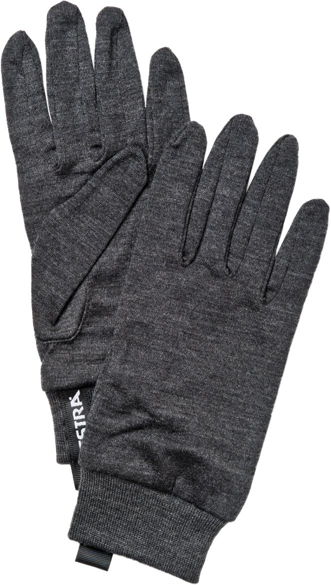 Bilde av Hestra Merino Wool Liner Active - 5 Finger 390 Charcoal