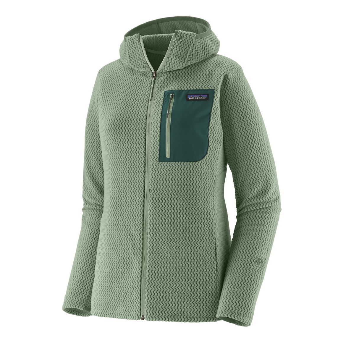 Bilde av Patagonia W´S R1 Air Full-Zip Hoody Elgr Ellwood Green