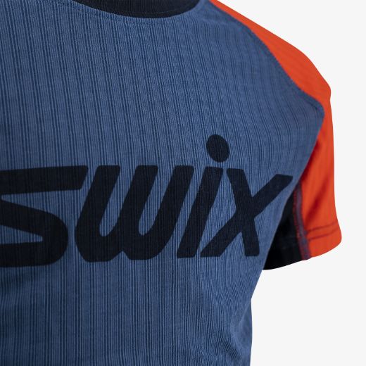 Bilde av Swix Roadline Racex Short Sleeve Jr Blå