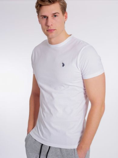 Bilde av U.S Polo Assn U.S POLO ASSN.  USPA T-Shirt Arjun Men 11-0601tcx White