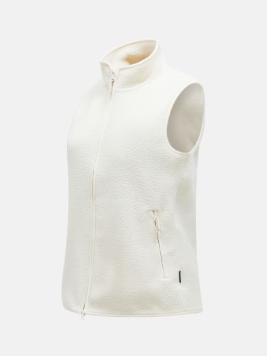 Bilde av Peak Performance W Pile Vest 020 Vintage White