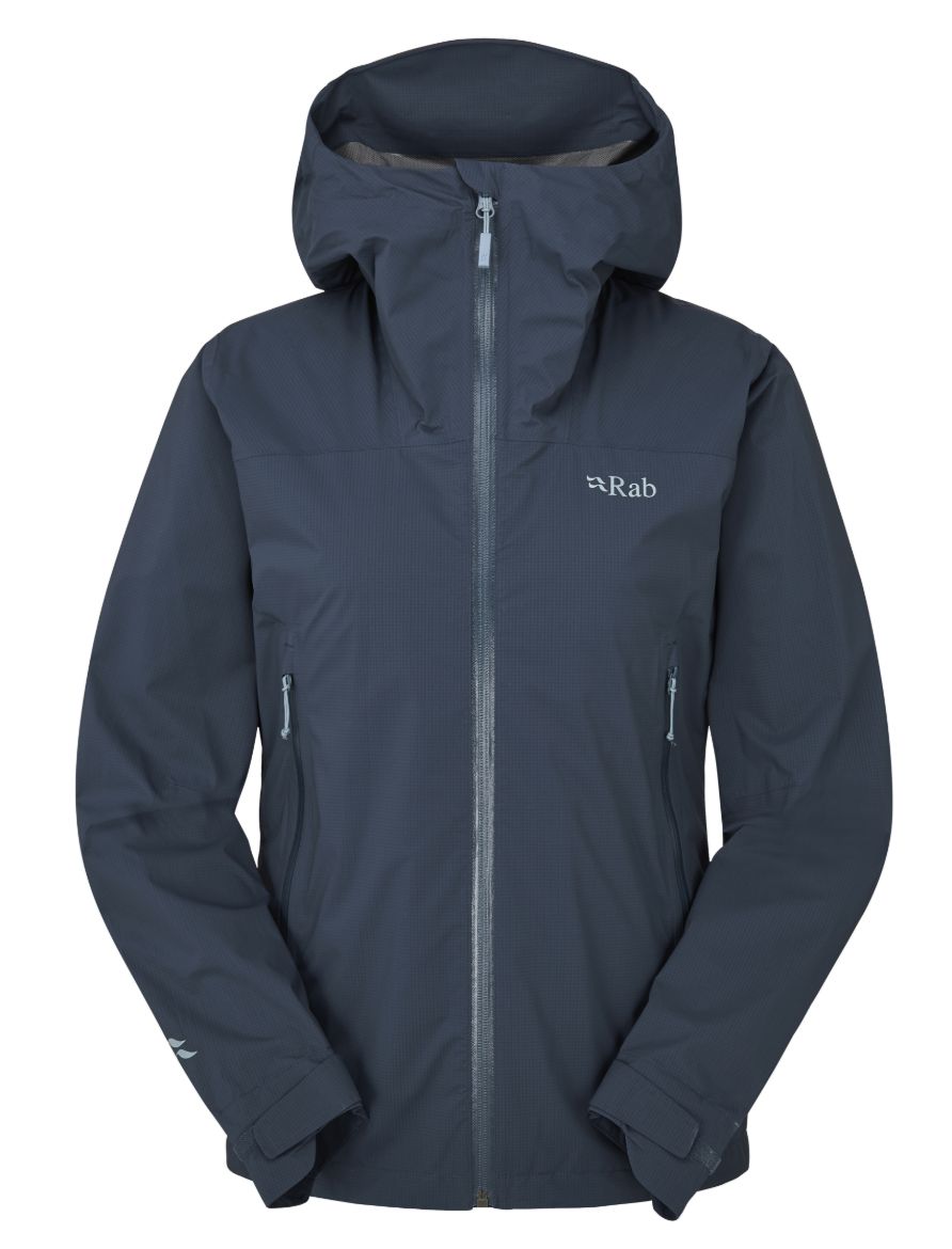 Bilde av Rab Downpour Light Jacket Wmns Tmb Tempest Blue