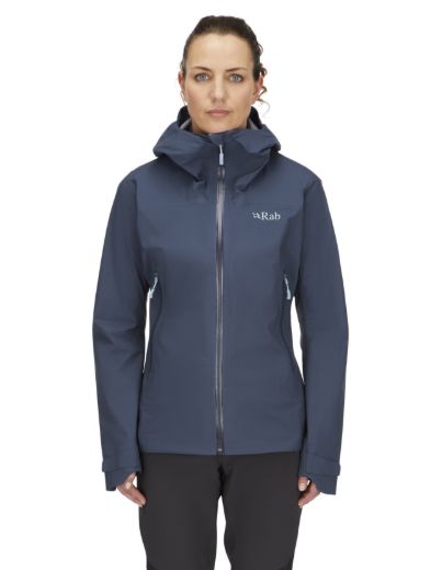 Bilde av Rab Downpour Light Jacket Wmns Tmb Tempest Blue