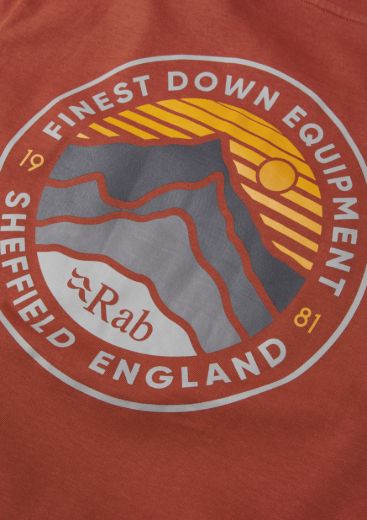Bilde av Rab Basecamp 3 Peak Tee Rcy Red Clay
