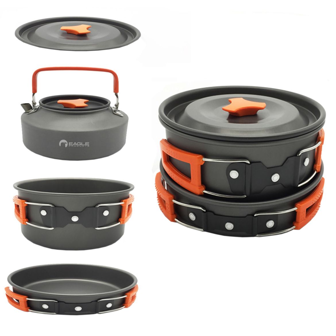 Bilde av Eagle Products Kjelesett Anodisert 3 Deler 