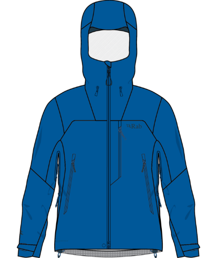 Bilde av Rab Firewall Mountain Jacket Myb Maya Blue