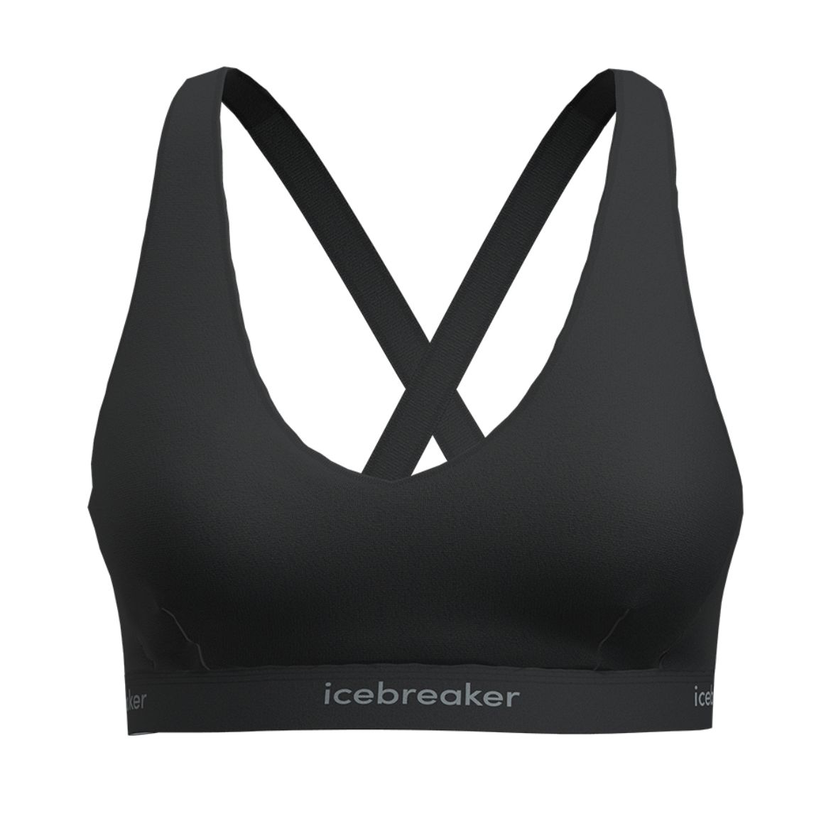 Bilde av Icebreaker W Mer 125 Cool-Lite Sprite Racerback Bra 001 Black