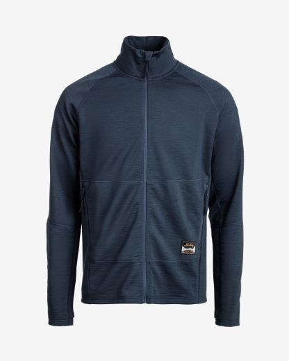 Bilde av Lundhags Tived Merino Full Zip M 75350 Deep Blue