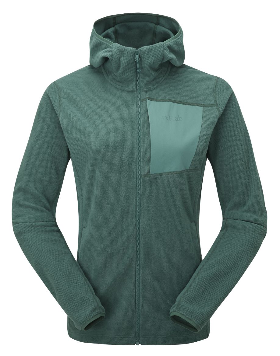 Bilde av Rab Tecton Hoody Wmns Gns Green Slate