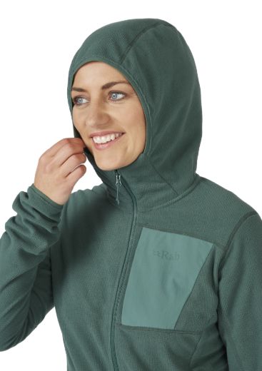 Bilde av Rab Tecton Hoody Wmns Gns Green Slate