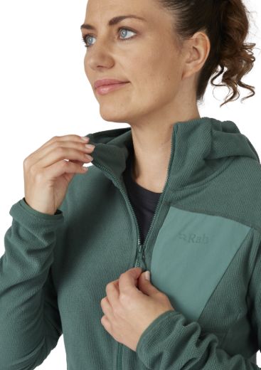 Bilde av Rab Tecton Hoody Wmns Gns Green Slate