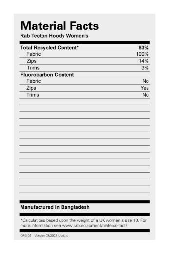 Bilde av Rab Tecton Hoody Wmns Sah Sahara