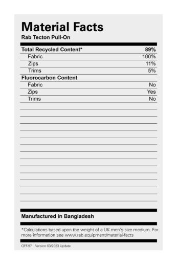 Bilde av Rab Tecton Pull-On Rcy Red Clay