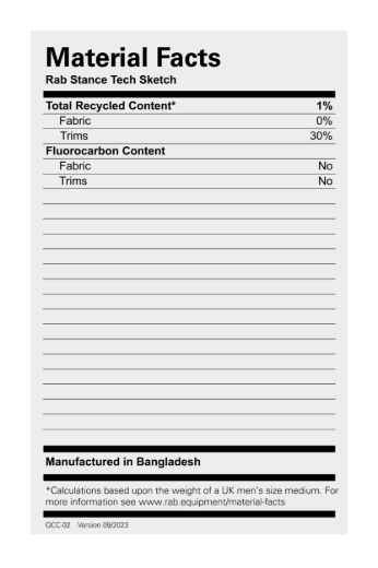 Bilde av Rab Stance Tech Sketch Tee Rea Red Earth