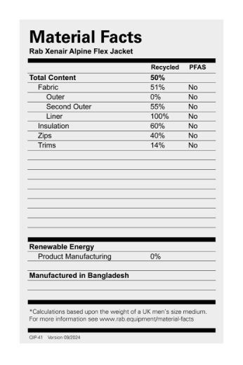 Bilde av Rab Xenair Alpine Flex Jacket Tmb Tempest Blue
