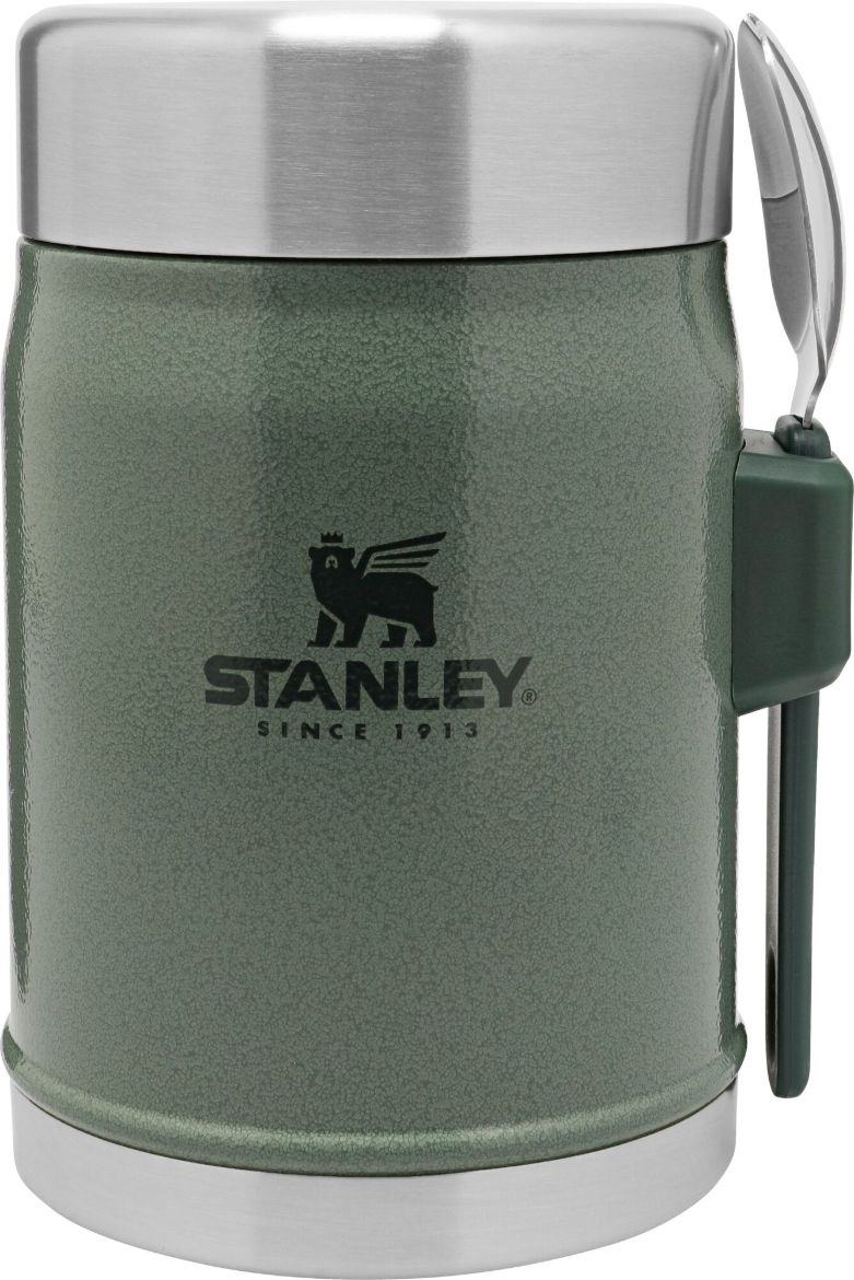 Bilde av Stanley Mattermos Med Skje 0,4 L Hammertone Green Ham