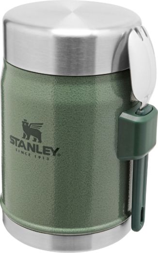 Bilde av Stanley Mattermos Med Skje 0,4 L Hammertone Green Ham