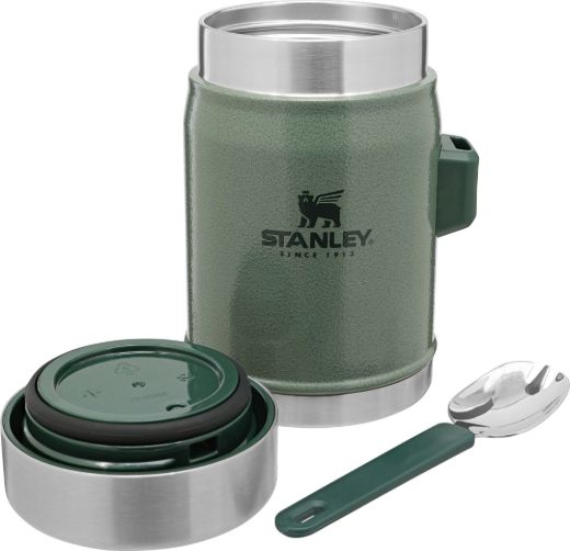 Bilde av Stanley Mattermos Med Skje 0,4 L Hammertone Green Ham