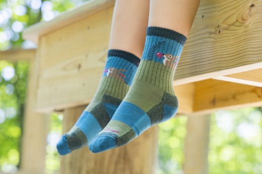 Bilde av Darn Tough Bubble Bunny Jr. Micro Crew Lightweight With Cushion Willow