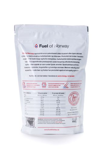Bilde av Fuel of Norway Sportsdrikke 0,5kg sitron-lime Hvit