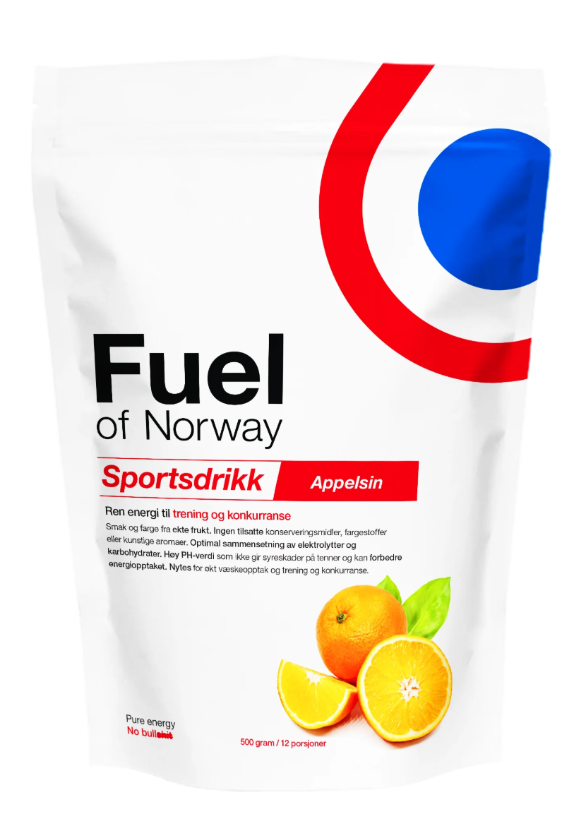 Bilde av Fuel of Norway Sportsdrikke 0,5 kg Appelsin 