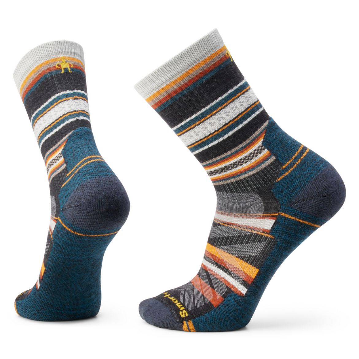 Bilde av Smartwool Hike Light Cushion Panorama Crew Socks 003 Charcoal