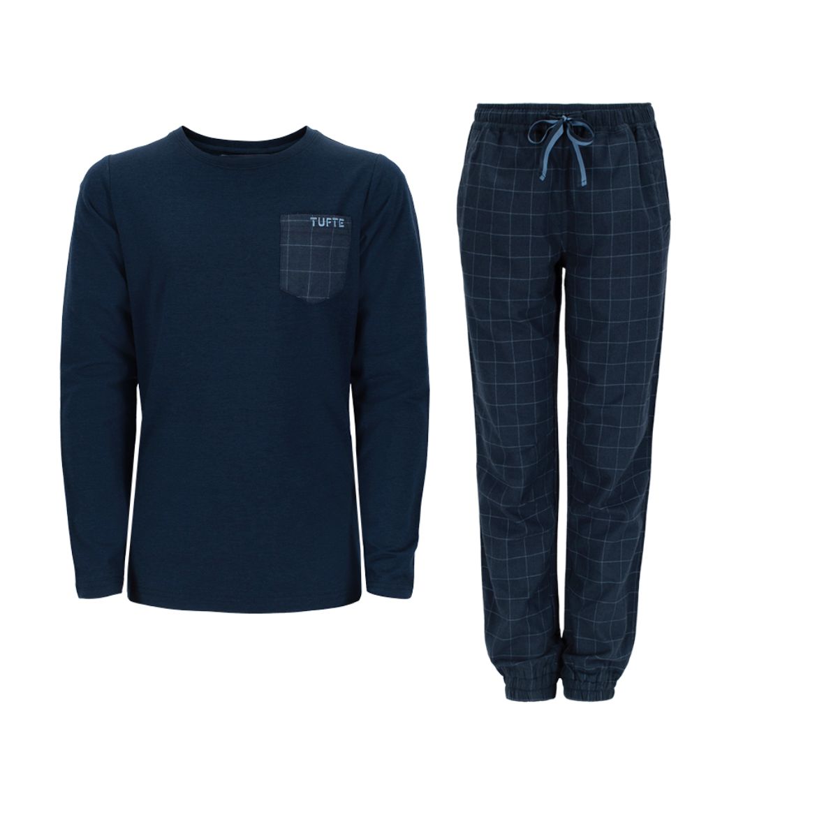 Bilde av Tufte Wear  Kids - JR Nattsmelle PJ-set 012 Dress Blues  Qu