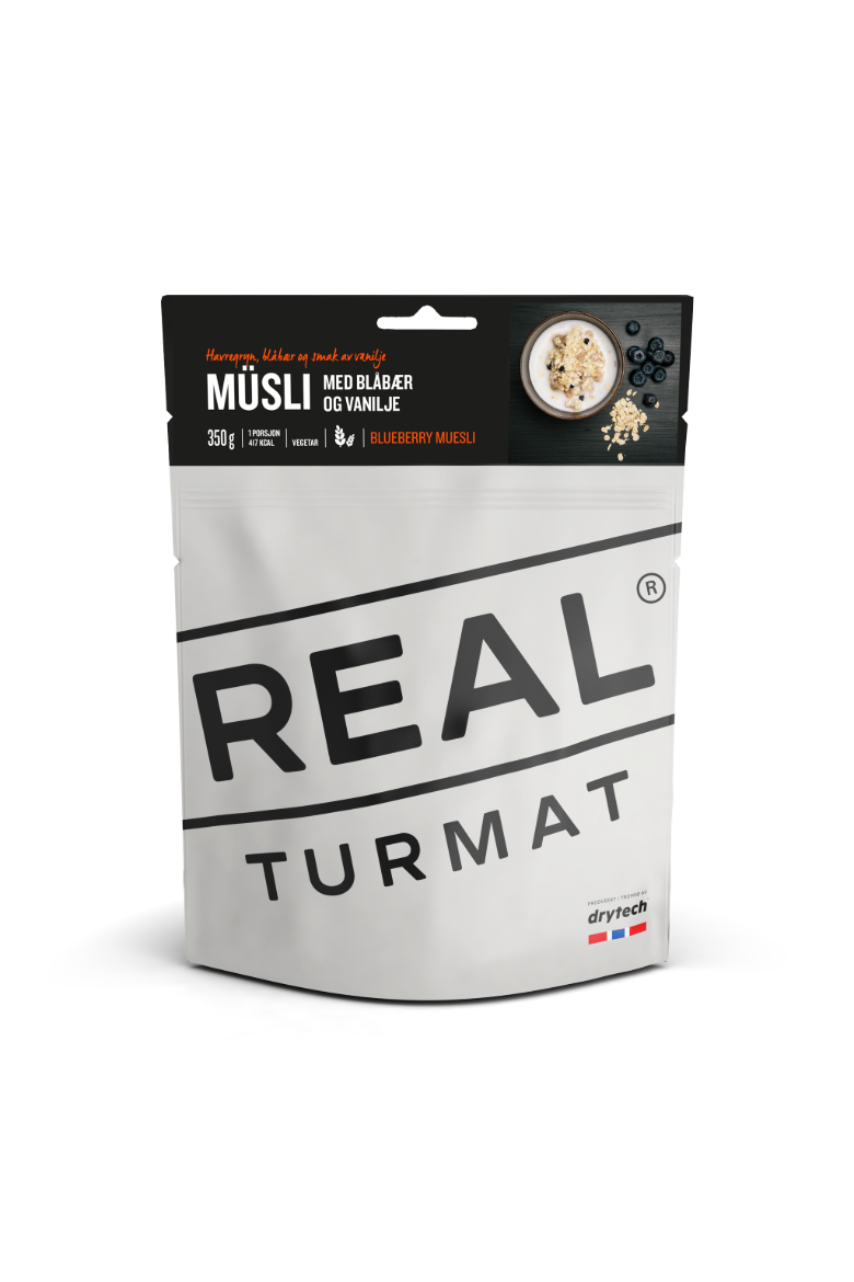 Bilde av Real Turmat Blåbær og vaniljemüsli (Nyhet) 