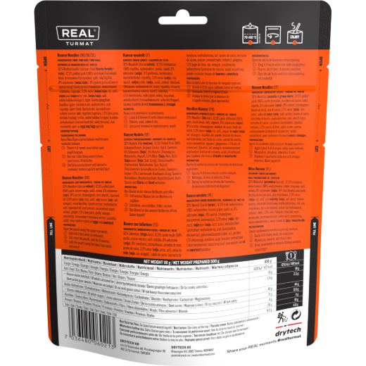 Bilde av Real Turmat RAMEN NOODELS Oransje