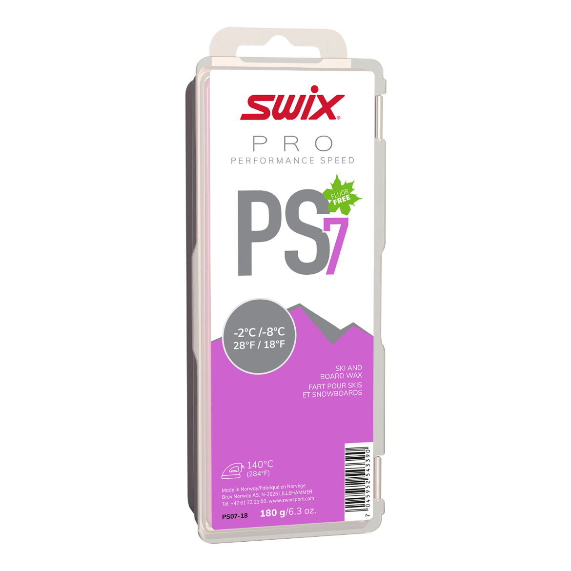 Swix Swix  PS7 Violet, -2°C/-8°C, 180g PS07-18 Fjellklar Sport 1