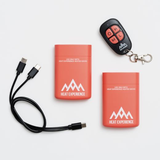  Heat Experience  Heated Everyday Socks w/bat V2 HEES041GR Fjellklar Sport 4