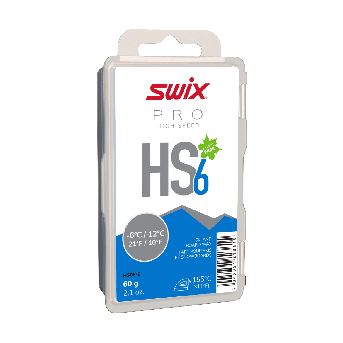 Swix Swix  HS6 Blue, -6°C/-12°C, 60g HS06-6 Fjellklar Sport 1
