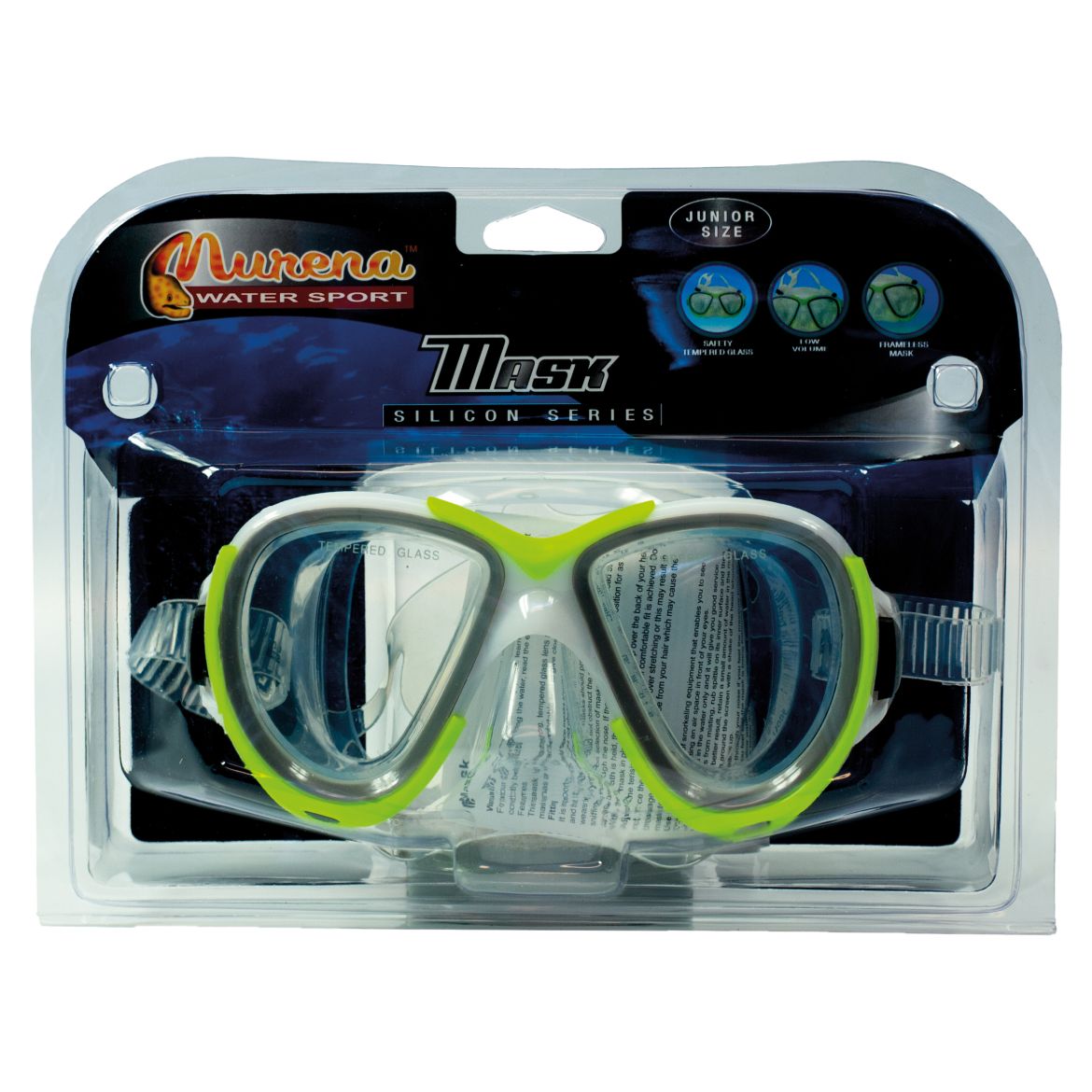 Murena Murena  Silikon Maske Jr 312-11010 Fjellklar Sport 1